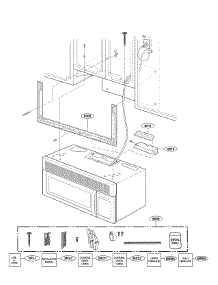 Installa parts for Goldstar Microwave/Hood Combo MVH1670ST from AppliancePartsPros.com