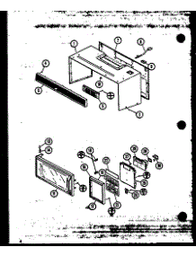 Keyboard Assembly parts for Amana Microwave/Hood Combo MVH200E-P1119101M from AppliancePartsPros.com