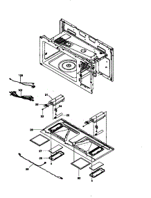 Surface Lights / Wiring parts for Amana Microwave/Hood Combo MVH330E from AppliancePartsPros.com