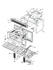 Outercase / Rack / Lights And Filters parts for Amana Microwave/Hood Combo MVH350C-P1323221M from AppliancePartsPros.com