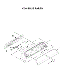 Console Parts parts for Maytag Washer MVW6200KW0 from AppliancePartsPros.com