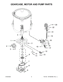 Gearcase, Motor And Pump Parts parts for Maytag Washer MVW6230HC3 from AppliancePartsPros.com
