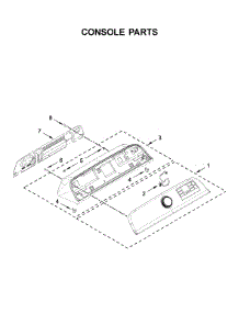 Console Parts parts for Maytag Washer MVW7230HC0 from AppliancePartsPros.com