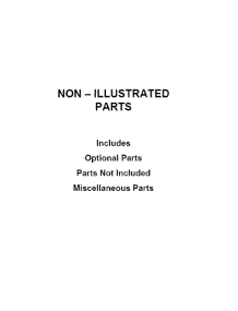 Optional Parts (Not Included) parts for Maytag Washer MVW7230HC0 from AppliancePartsPros.com
