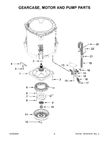 Gearcase, Motor And Pump Parts parts for Maytag Washer MVW7230HC1 from AppliancePartsPros.com