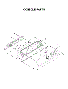 Console Parts parts for Maytag Washer MVW7232HW0 from AppliancePartsPros.com