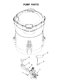 Pump Parts parts for Maytag Washer MVWB757JW0 from AppliancePartsPros.com