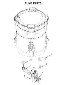 Pump Parts parts for Maytag Washer MVWB765FC4 from AppliancePartsPros.com