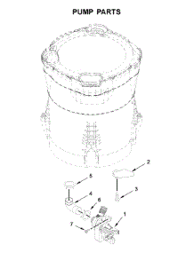 Pump Parts parts for Maytag Washer MVWB766FW2 from AppliancePartsPros.com