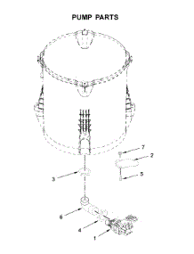 Pump Parts parts for Maytag Washer MVWB835DC5 from AppliancePartsPros.com