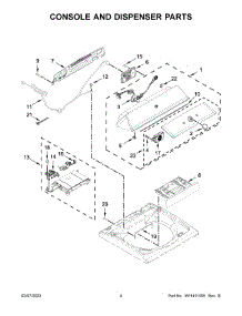 Console And Dispenser Parts parts for Maytag Washer MVWB865GC1 from AppliancePartsPros.com
