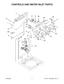 Controls And Water Inlet Parts parts for Maytag Washer MVWC465HW4 from AppliancePartsPros.com