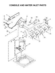 Console And Water Inlet Parts parts for Maytag Washer MVWC565FW2 from AppliancePartsPros.com