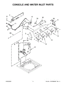 Console And Water Inlet Parts parts for Maytag Washer MVWC565FW3 from AppliancePartsPros.com