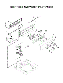 Controls And Water Inlet Parts parts for Maytag Washer MVWP576KW1 from AppliancePartsPros.com