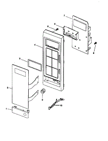 Page 2 parts for Amana Countertop Microwave MW96T-P1178808M from AppliancePartsPros.com
