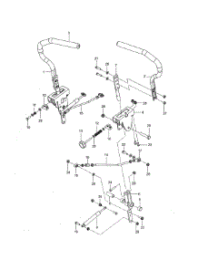 Steering parts for Husqvarna Rear-Engine Riding Mower MZ54S-967334101-00 from AppliancePartsPros.com