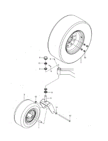 Wheels & Tires parts for Husqvarna Rear-Engine Riding Mower MZ54S-967334101-00 from AppliancePartsPros.com