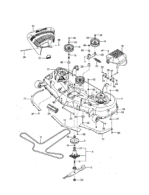 Mower Deck / Cutting Deck parts for Husqvarna Rear-Engine Riding Mower MZ54S-967334101-00 from AppliancePartsPros.com