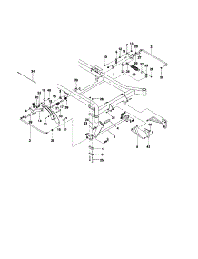 Mower Lift / Deck Lift parts for Husqvarna Rear-Engine Riding Mower MZ6128ZT-966613101 from AppliancePartsPros.com