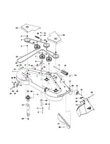Mower Deck / Cutting Deck-61" Deck parts for Husqvarna Rear-Engine Riding Mower MZ6128ZT-966613101 from AppliancePartsPros.com