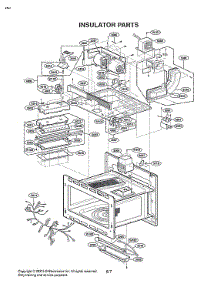 Insulator Parts parts for Lg Built-In Microwave MZBZ1715D/00 from AppliancePartsPros.com