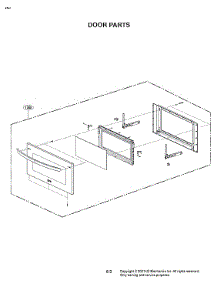 Door Parts parts for Lg Built-In Microwave MZBZ1715S/00 from AppliancePartsPros.com