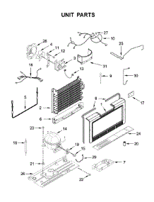 Unit Parts parts for Maytag Upright Freezer MZF34X16DW06 from AppliancePartsPros.com