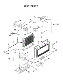 Unit Parts parts for Maytag Upright Freezer MZF34X20DW04 from AppliancePartsPros.com