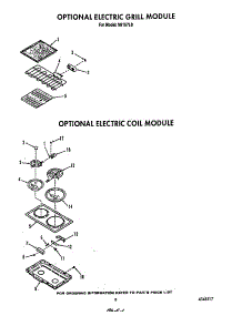 ^Electric Grill parts for Roper Electric Range N9157*0 from AppliancePartsPros.com