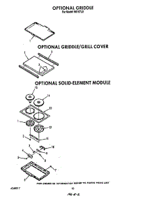 ^Griddle parts for Roper Electric Range N9157*0 from AppliancePartsPros.com