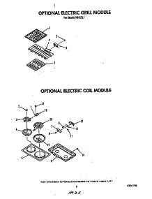 ^Electric Grill parts for Roper Electric Range N9157*1 from AppliancePartsPros.com