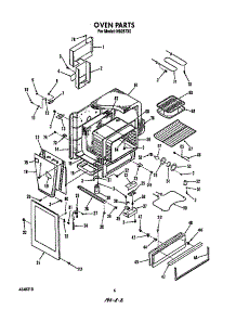 Oven parts for Roper Electric Range N9257*0 from AppliancePartsPros.com