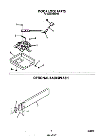Door Lock parts for Roper Electric Range N9257*0 from AppliancePartsPros.com