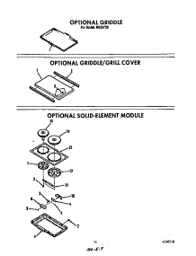 ^Griddle parts for Roper Electric Range N9257*0 from AppliancePartsPros.com