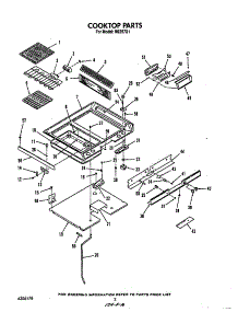 Cook Top parts for Roper Electric Range N9257*1 from AppliancePartsPros.com