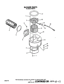 Blower parts for Roper Electric Range N9257*1 from AppliancePartsPros.com