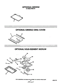 ^Griddle parts for Roper Electric Range N9257*1 from AppliancePartsPros.com