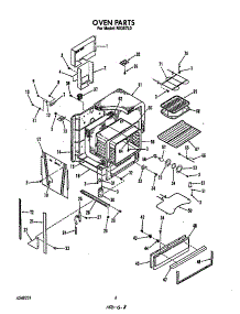 Oven parts for Roper Electric Range N9357*0 from AppliancePartsPros.com