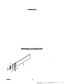 Optional Backsplash parts for Roper Electric Range N9357*2 from AppliancePartsPros.com