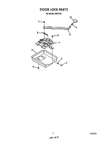 Door Lock parts for Roper Electric Range N9457*2 from AppliancePartsPros.com