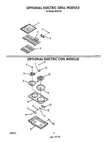^Electric Grill parts for Roper Electric Range N9457*2 from AppliancePartsPros.com