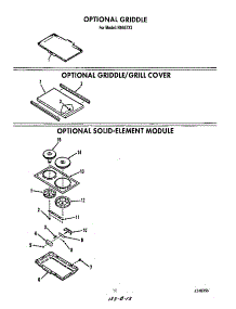 ^Griddle parts for Roper Electric Range N9457*2 from AppliancePartsPros.com
