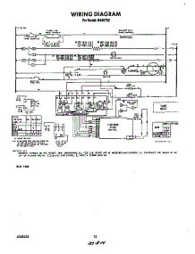 Wiring Diagram parts for Roper Electric Range N9457*2 from AppliancePartsPros.com