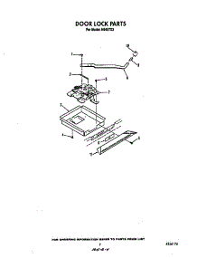 Door Lock parts for Roper Electric Range N9457*3 from AppliancePartsPros.com