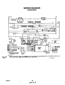 Wiring Diagram parts for Roper Electric Range N9457*3 from AppliancePartsPros.com
