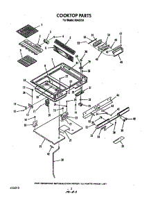 Cook Top parts for Roper Electric Range N9457*4 from AppliancePartsPros.com
