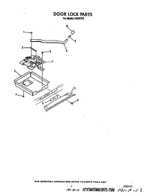 Door Lock parts for Roper Electric Range N9457*4 from AppliancePartsPros.com