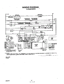 Wiring Diagram parts for Roper Electric Range N9457*4 from AppliancePartsPros.com