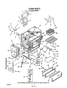 Oven parts for Roper Electric Range N9457*5 from AppliancePartsPros.com